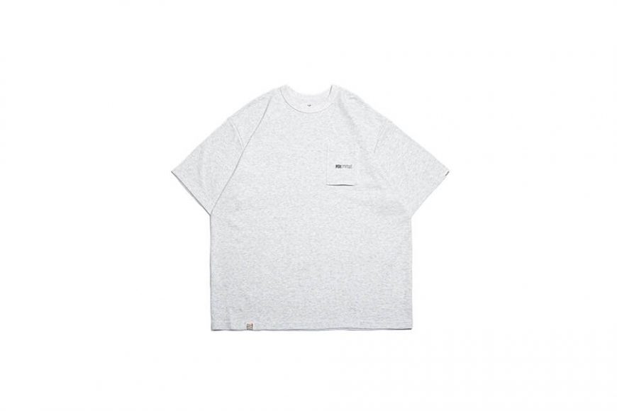 PERSEVERE 23 SS Hollow Font Classic Pocket T-Shirt (26)