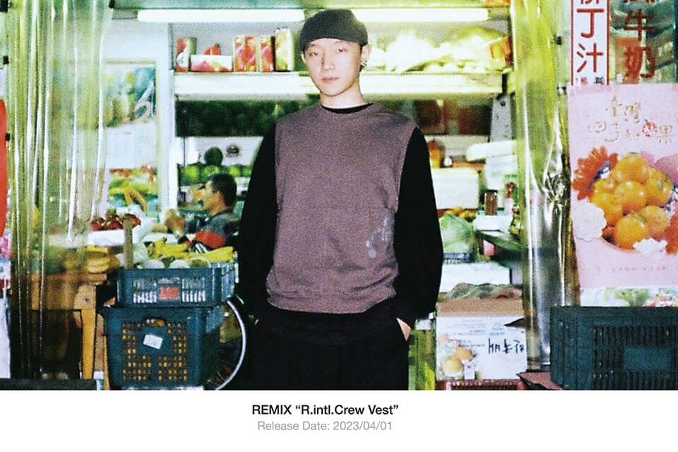 REMIX 22 AW R.Intl. Crew Vest (1)