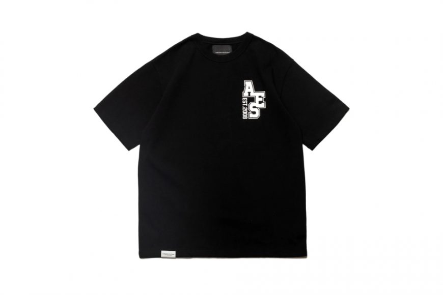 AES 23 SS EST. 2008 College Fonts Tee (1)