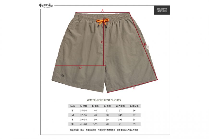 PERSEVERE 23 SS Water-Repellent Shorts (26)
