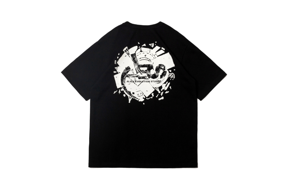 AES 23 SS Broken Mirror Classic Logo Tee (2)