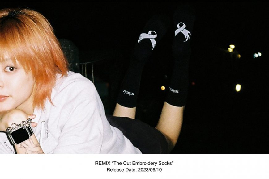 REMIX 23 SS The Cut Embroidery Socks (1)