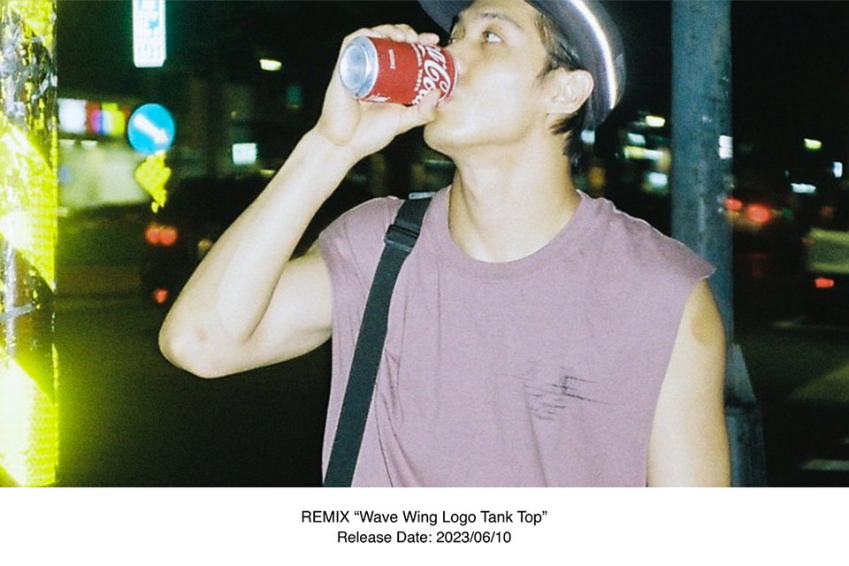REMIX 23 SS Wave Wing Logo Tank Top (17)