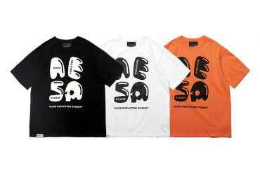 AES 23 SS Bubble Letters Tee (0)