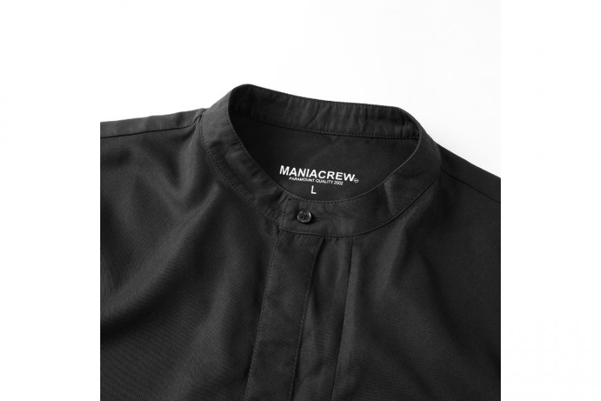 MANIA 23 SS Mandarin Collar Pocket Shirt (10)