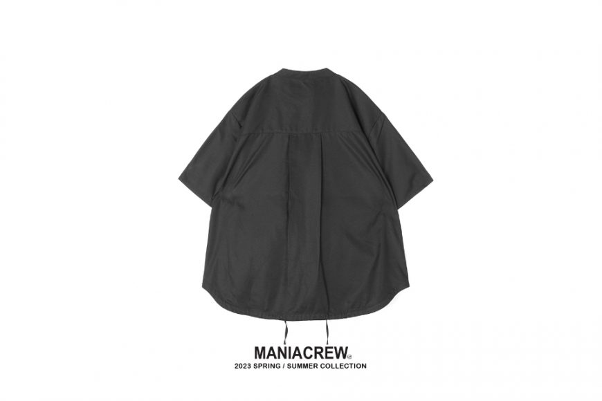 MANIA 23 SS Mandarin Collar Pocket Shirt (8)