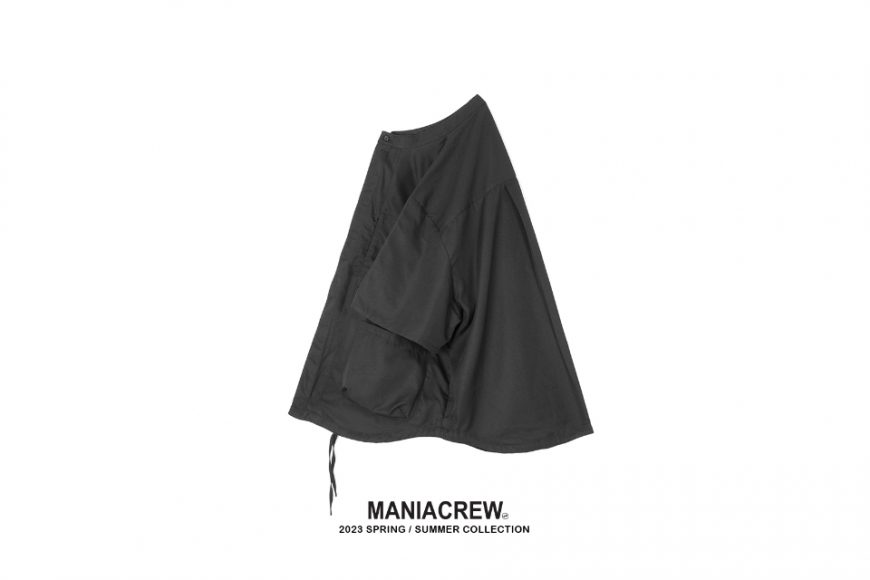 MANIA 23 SS Mandarin Collar Pocket Shirt (9)