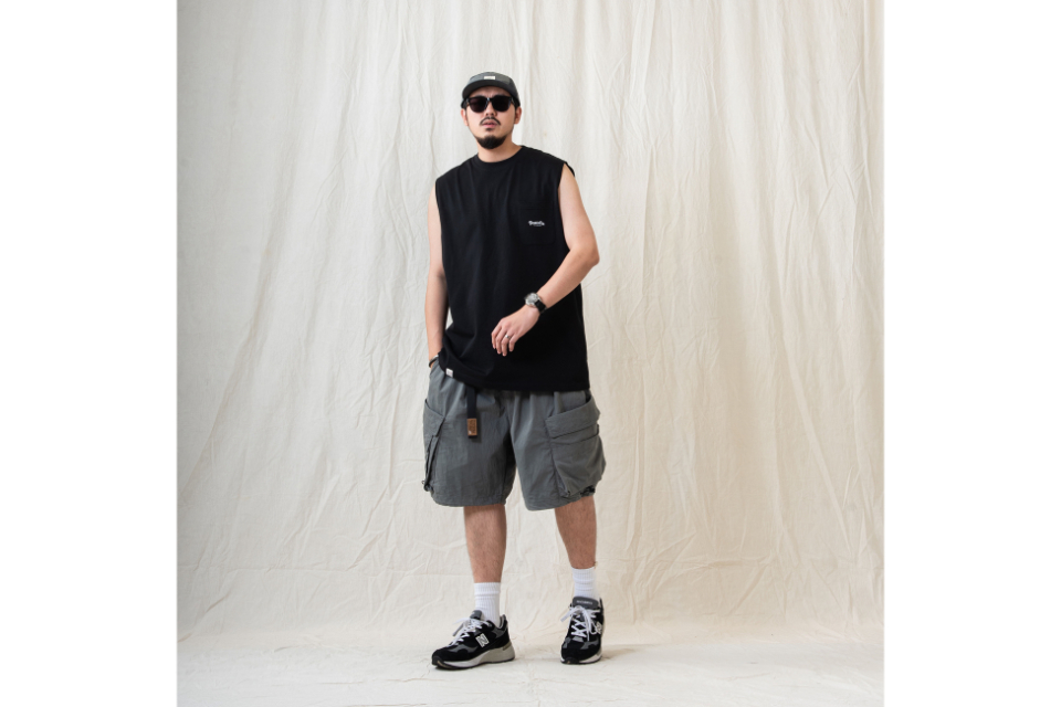 PERSEVERE 23 SS Logo Pocket Sleeveless T-Shirt (1)