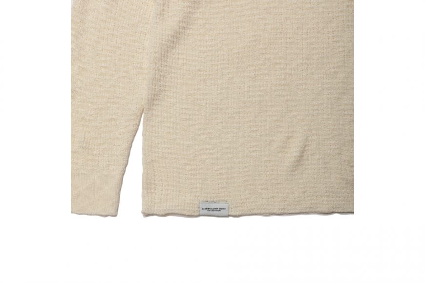AES 23 SS Skeleton Hand Linen Cotton Mixed Longsleeve Polo Shirt (7)