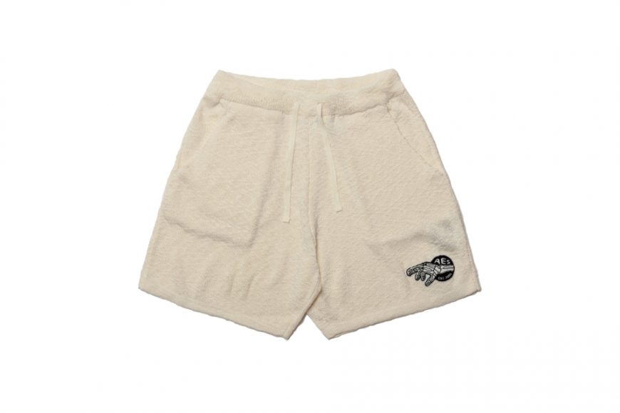 AES 23 SS Skeleton Hand Linen Cotton Mixed Shorts (6)