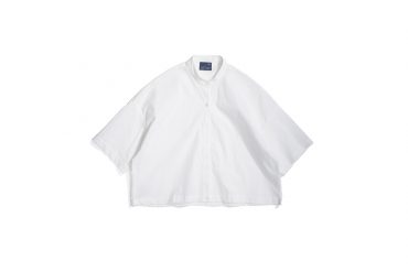CentralPark.4PM 23 SS Band Collar Crop Shirt (3)