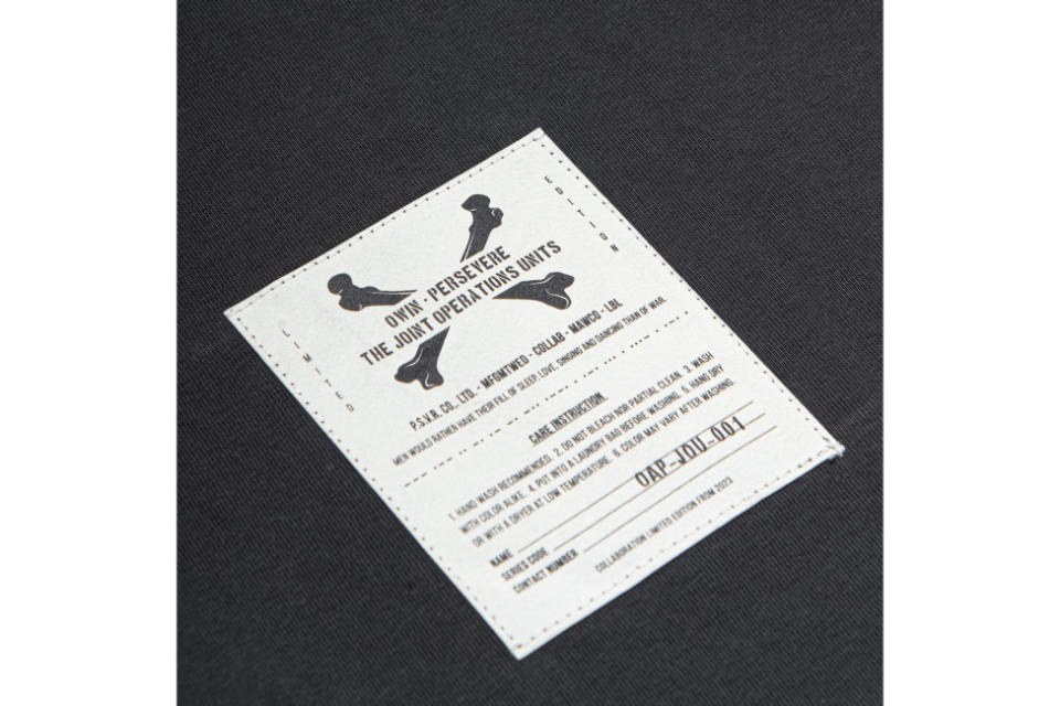 PERSEVERE x OWIN 23 SS Model 06 Washed Pocket T-Shirt (10)