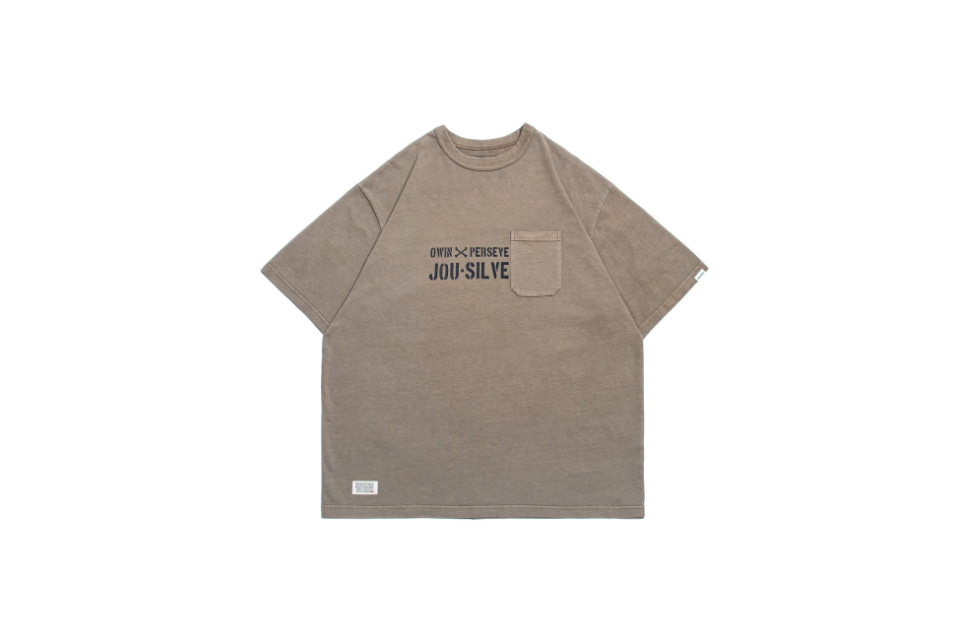 PERSEVERE x OWIN 23 SS Model 06 Washed Pocket T-Shirt (11)