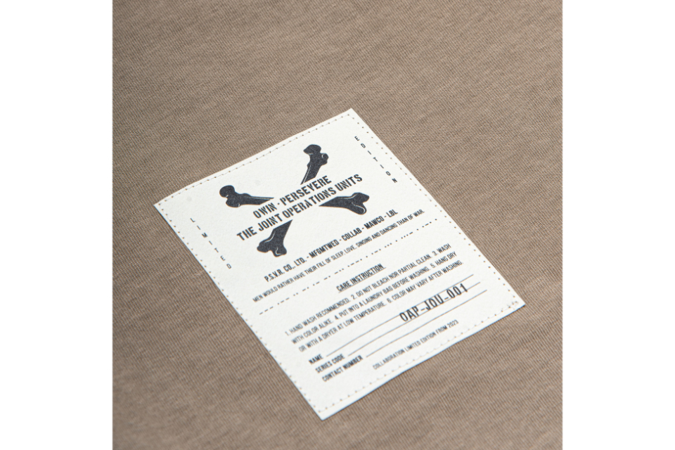 PERSEVERE x OWIN 23 SS Model 06 Washed Pocket T-Shirt (14)