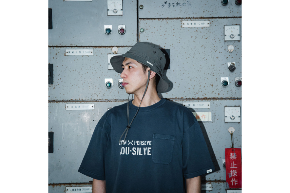 PERSEVERE x OWIN 23 SS Model 06 Washed Pocket T-Shirt (6)