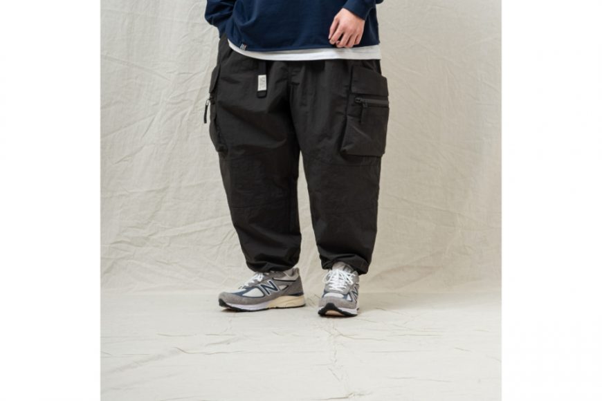 PERSEVERE 23 AW Water-Repellent Nylon Cargo Pants (12)