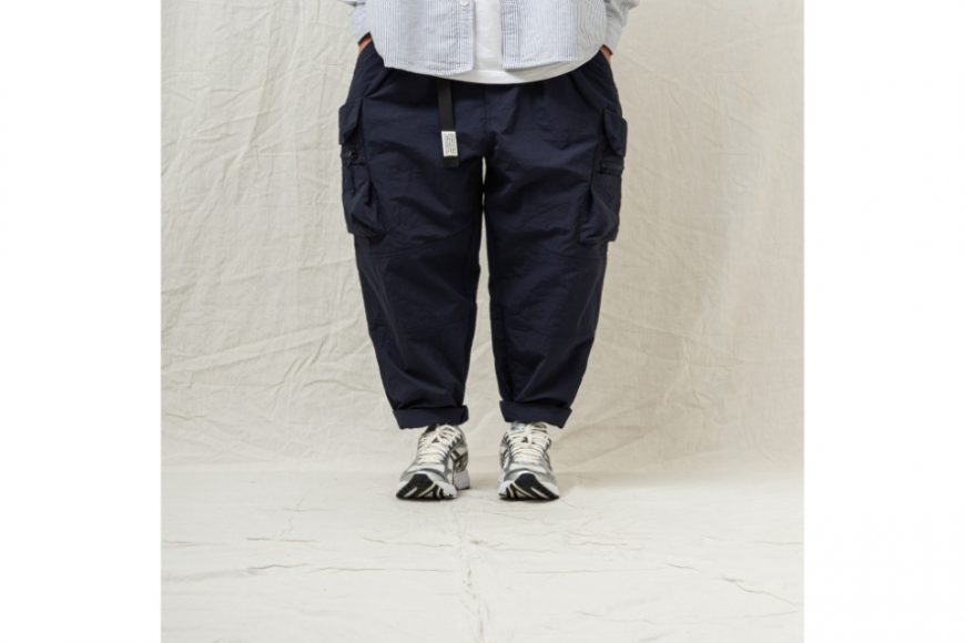 PERSEVERE 23 AW Water-Repellent Nylon Cargo Pants (15)