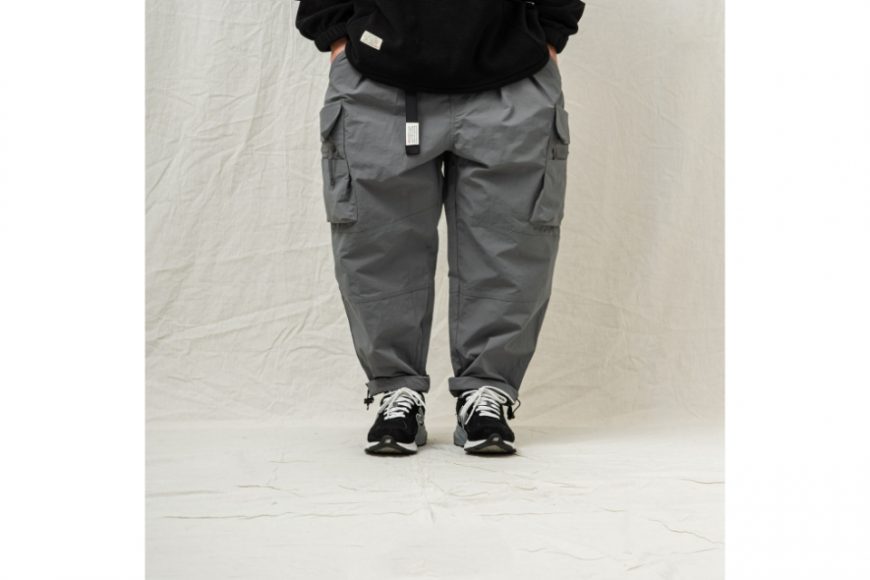 PERSEVERE 23 AW Water-Repellent Nylon Cargo Pants (3)