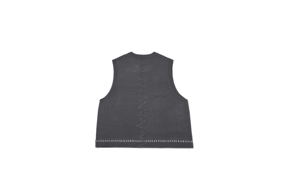 MELSIGN 23 AW Sound Wave Knit Vest (15)
