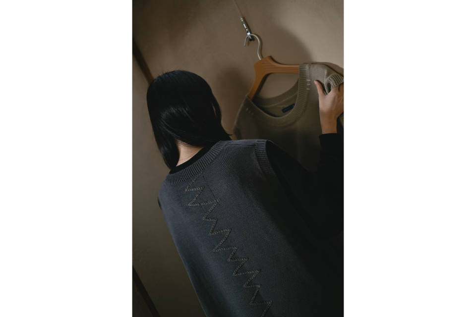 MELSIGN 23 AW Sound Wave Knit Vest (6)