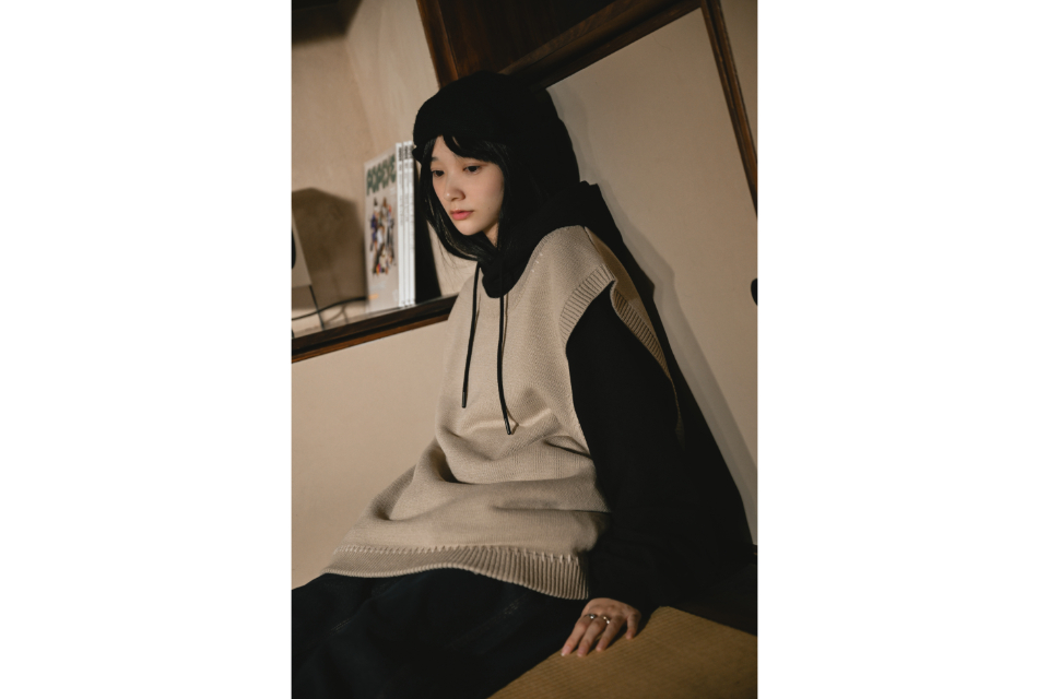 MELSIGN 23 AW Sound Wave Knit Vest (9)