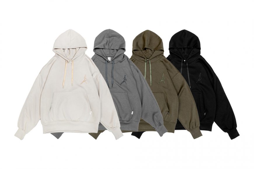 Nurari 23 AW 23- civ. NRR logo hoodie (0)