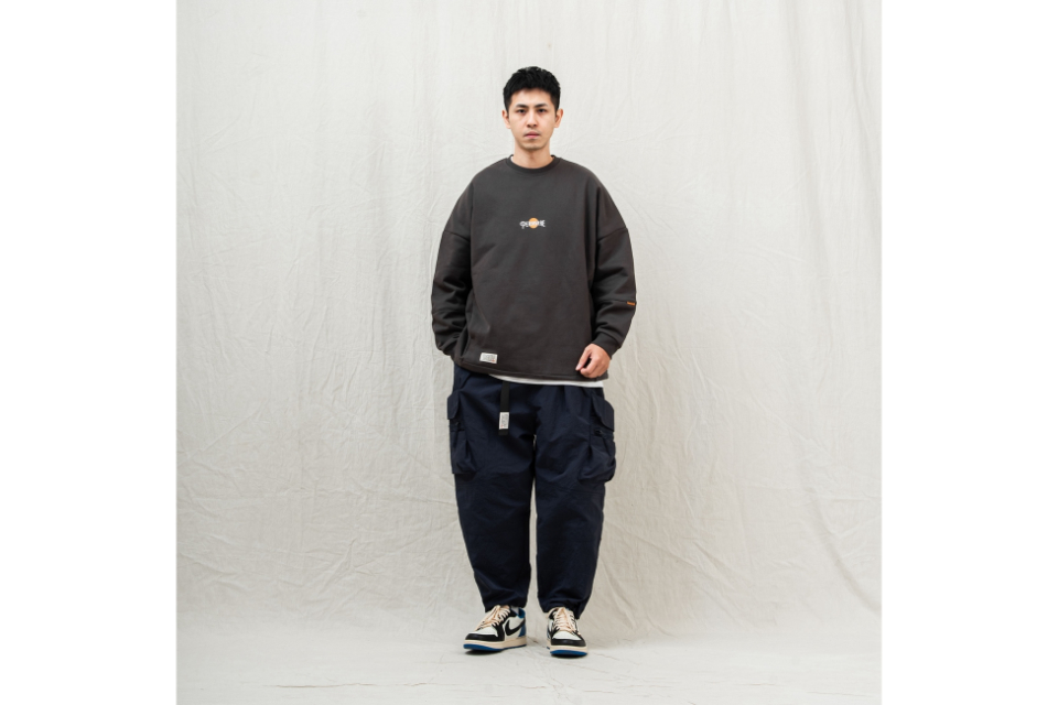 PERSEVERE 23 AW Rising Sun Classic Washed Sweatshirt (5)