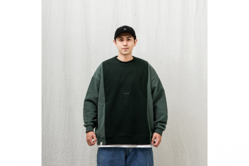 PERSEVERE 23 AW Two-Tone Spliced Sweatshirt (11)
