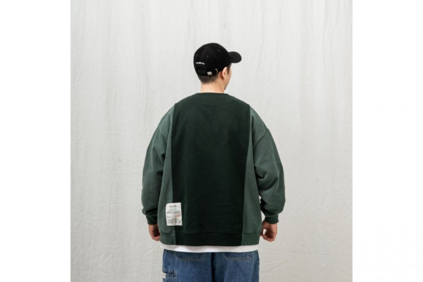 PERSEVERE 23 AW Two-Tone Spliced Sweatshirt (12)