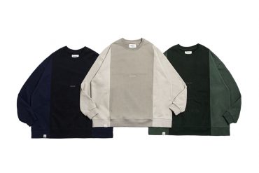 PERSEVERE 23 AW Two-Tone Spliced Sweatshirt (13)