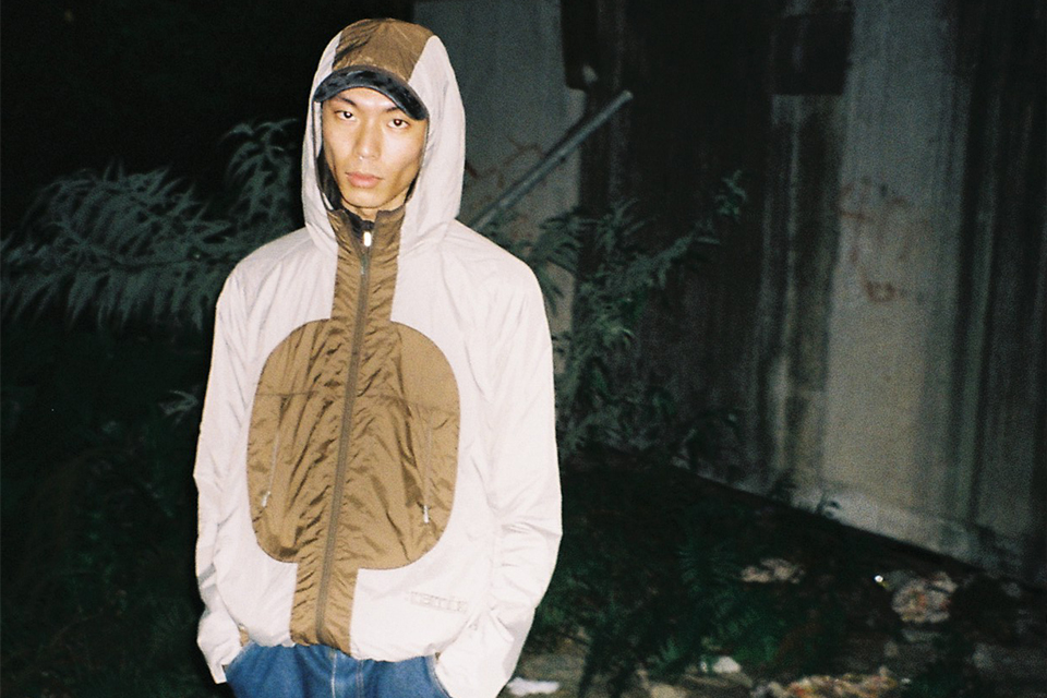 REMIX 23 AW W1 Check Zipped Windbreaker Jacket (1)