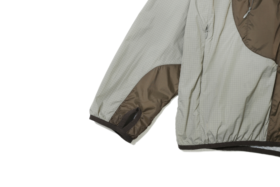REMIX 23 AW W1 Check Zipped Windbreaker Jacket (10)