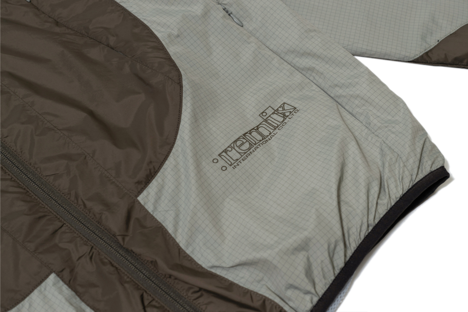 REMIX 23 AW W1 Check Zipped Windbreaker Jacket (11)