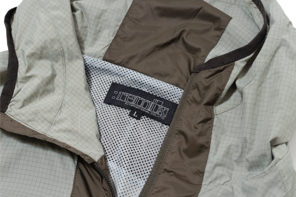REMIX 23 AW W1 Check Zipped Windbreaker Jacket (8)