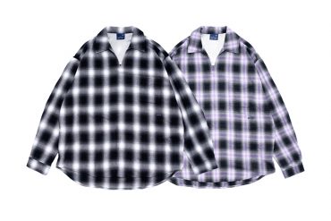 CentralPark.4PM 23 FW Plaid Open Collar LS Shirt (0)