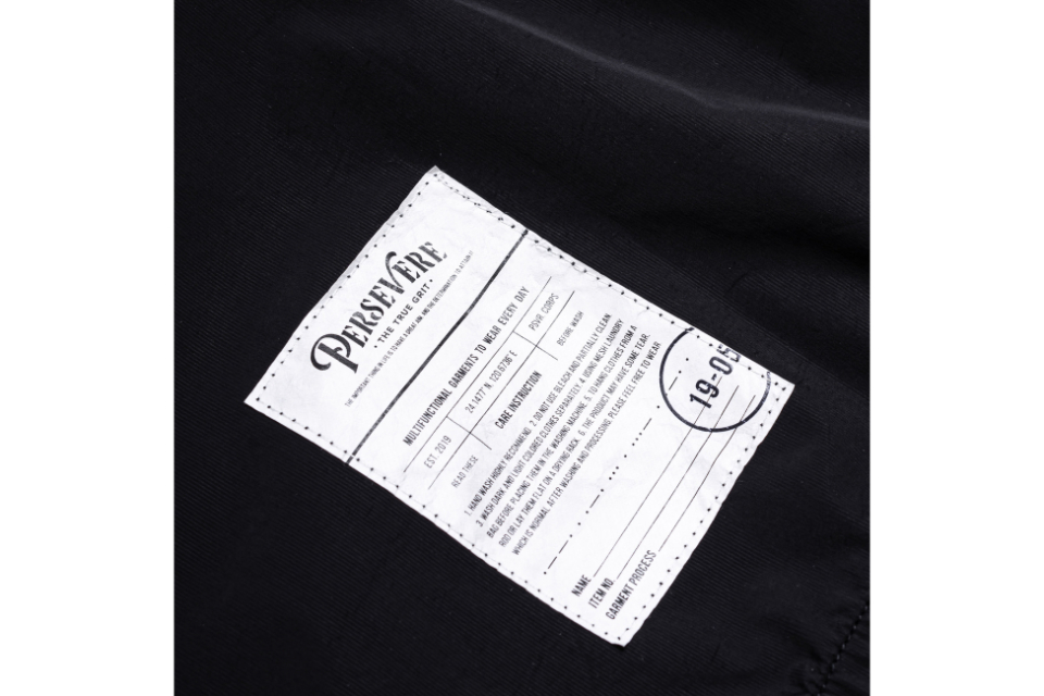 PERSEVERE 23 AW Laminating Water-Repellent Nylon Anorak (15)