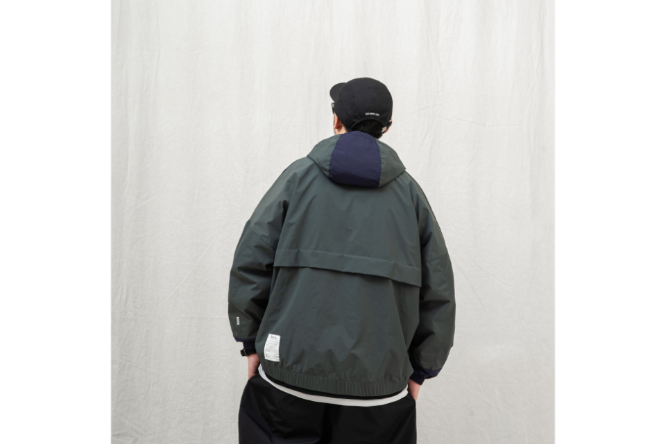 PERSEVERE 23 AW Laminating Water-Repellent Nylon Anorak (8)