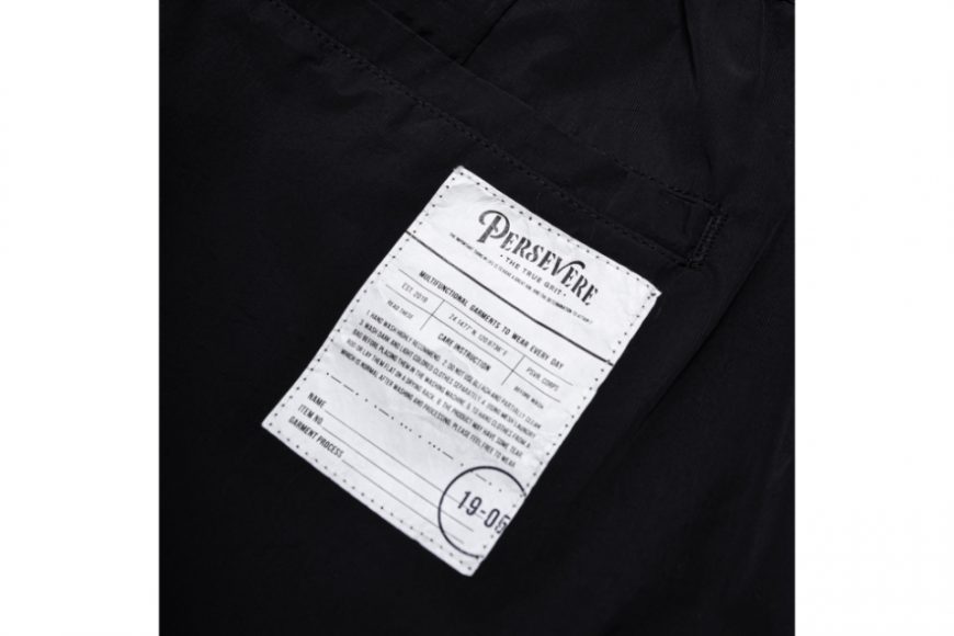 PERSEVERE 23 AW Laminating Water-Repellent Nylon Parachute Pants (15)