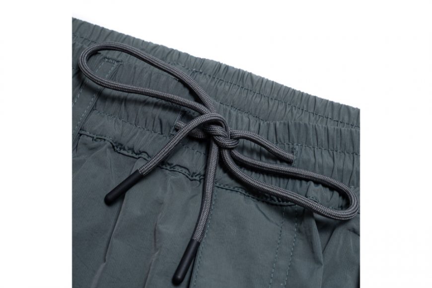 PERSEVERE 23 AW Laminating Water-Repellent Nylon Parachute Pants (21)