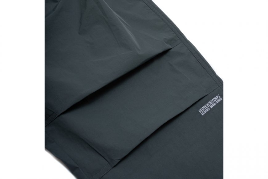 PERSEVERE 23 AW Laminating Water-Repellent Nylon Parachute Pants (22)