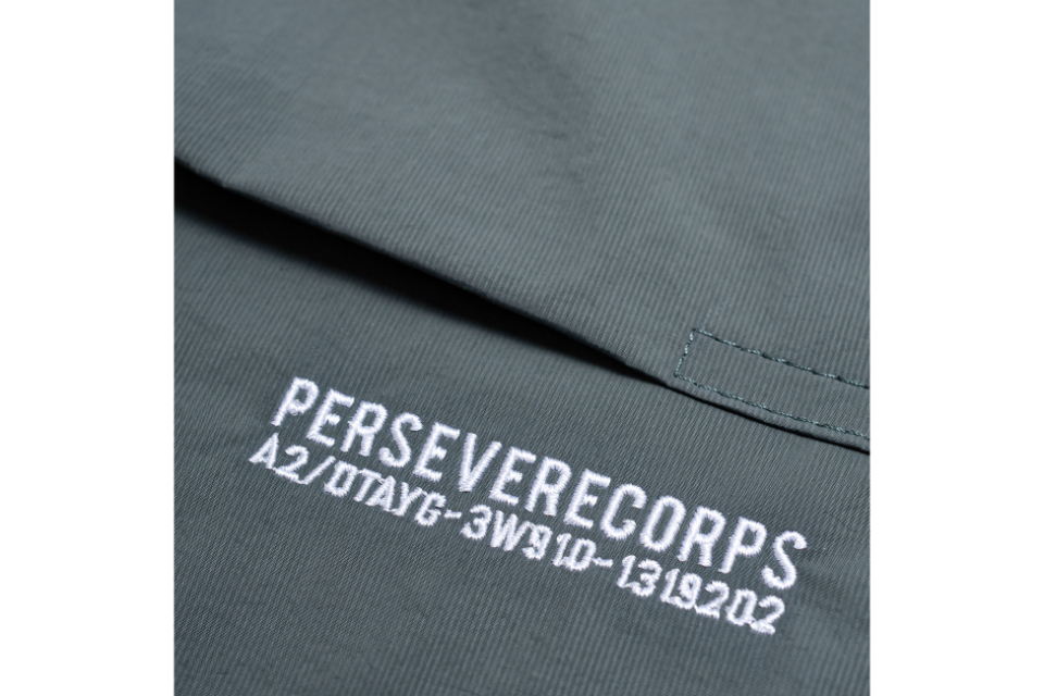 PERSEVERE 23 AW Laminating Water-Repellent Nylon Parachute Pants (23)