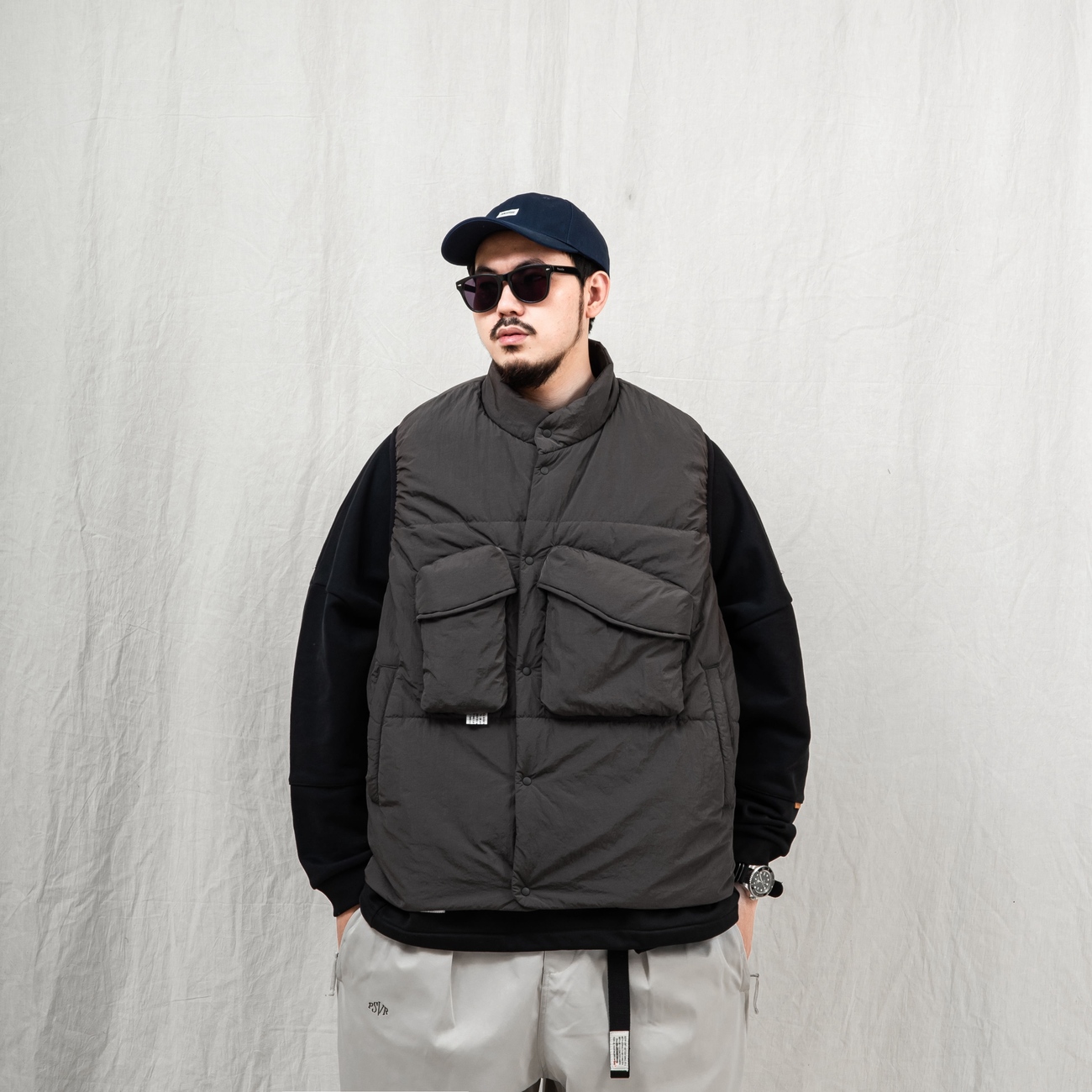 PERSEVERE 23 AW Water-Repellent Padded Gilet (11)