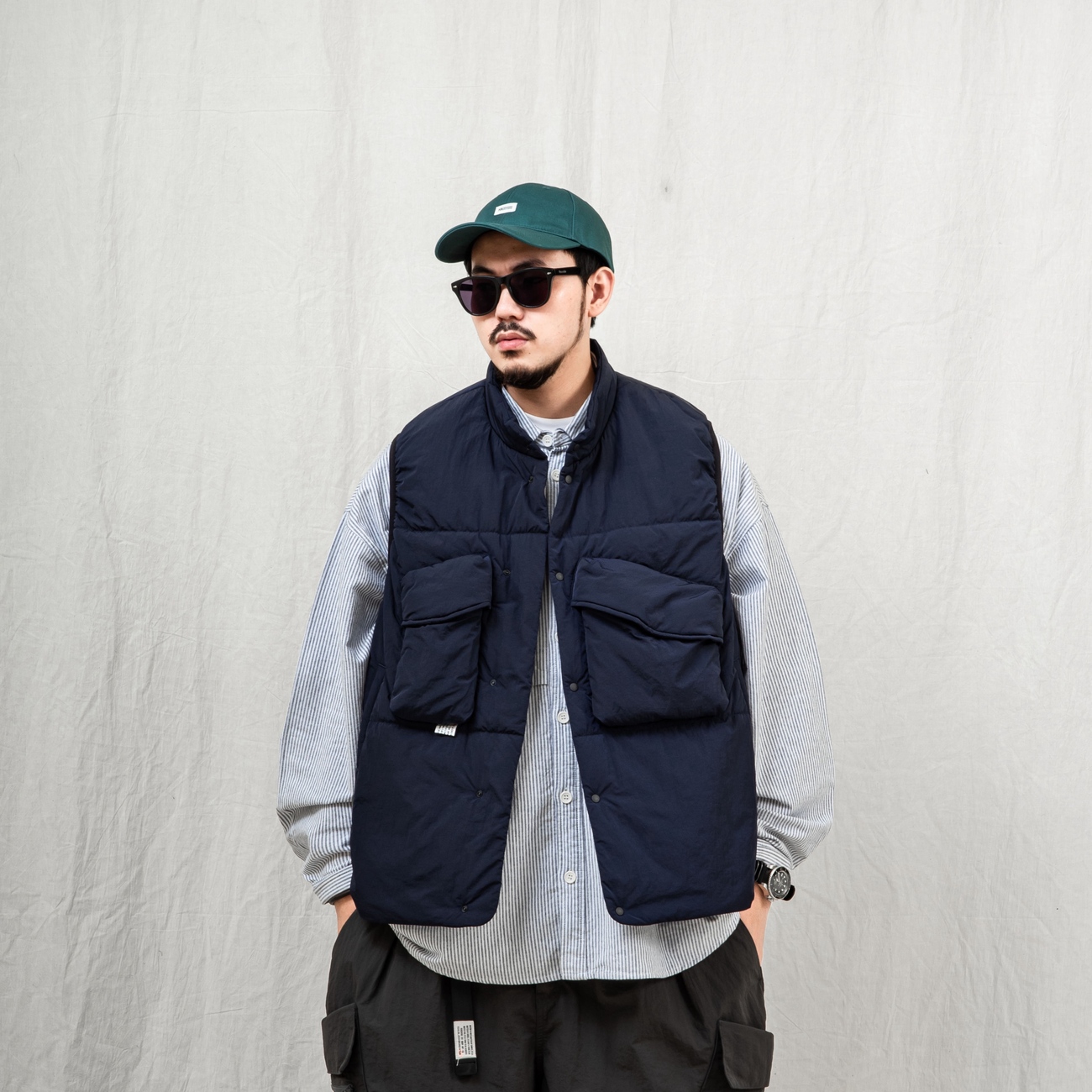 PERSEVERE 23 AW Water-Repellent Padded Gilet (7)