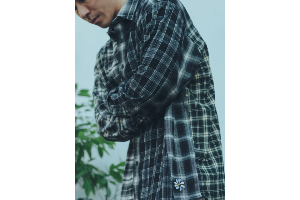 SMG 23 AW Patchwork LS Shirt (3)