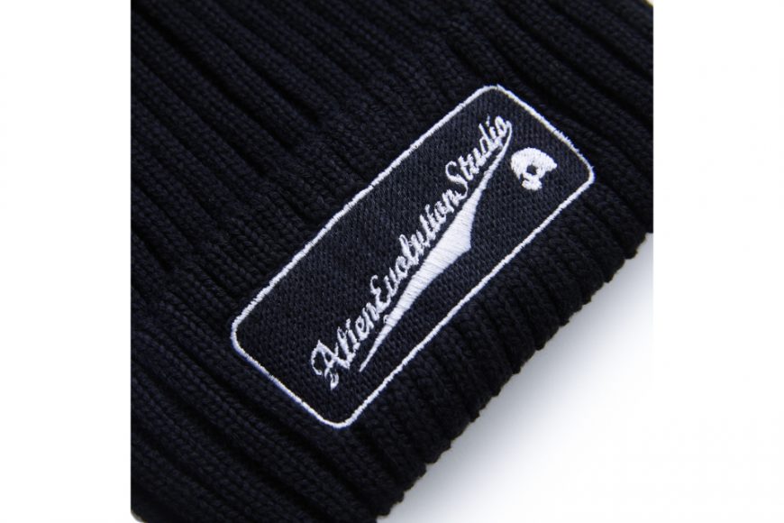 AES 23 AW Cursive Writing Patch Knit Beanie (3)