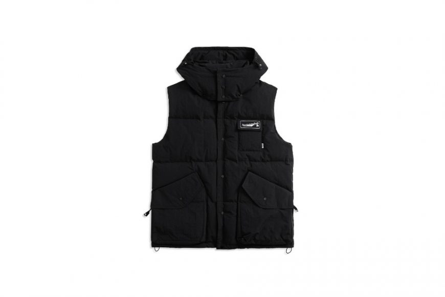 AES 23 AW Logo Printed Zip-Up Padder Puffer Vest (1)