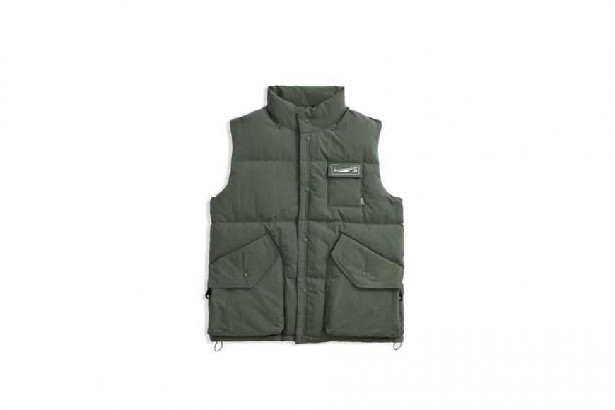 AES 23 AW Logo Printed Zip-Up Padder Puffer Vest (12)