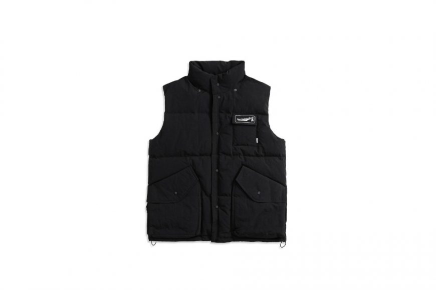 AES 23 AW Logo Printed Zip-Up Padder Puffer Vest (3)