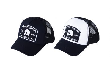 AES 23 AW Too Fast To Live Patch Trucker Hat (0)