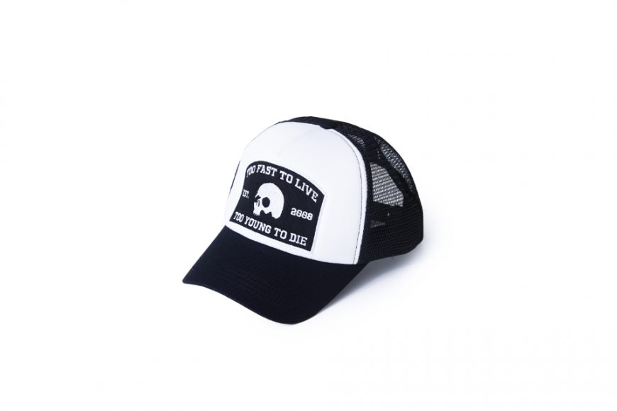 AES 23 AW Too Fast To Live Patch Trucker Hat (4)